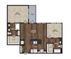 Main Street Flats Apartments Phase II 2x2 A Floor Plan Main Street Flats Apartments Phase II 2x2 A Floor Plan